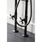 Kingston Brass CCK246K5 Freestanding Clawfoot Tub Faucet Package with Supply Line, Oil Rubbed Bronze CCK246K5 - alternate 2